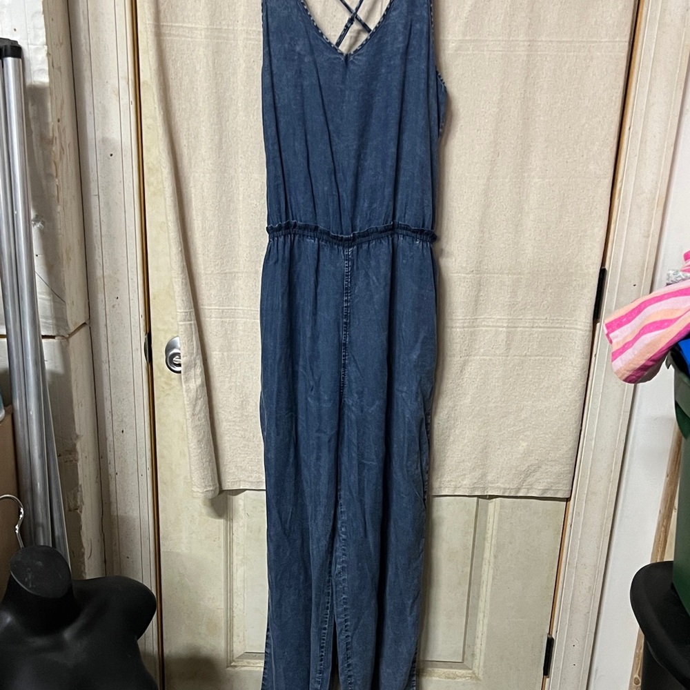 Doe & Rae Indigo Denim jumpsuit